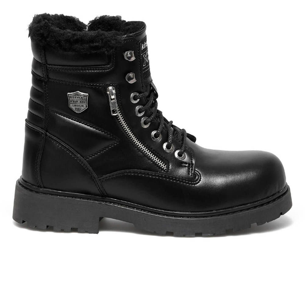 Zoe 9PrTrkrk Men’s Black Biker Boots vestimen