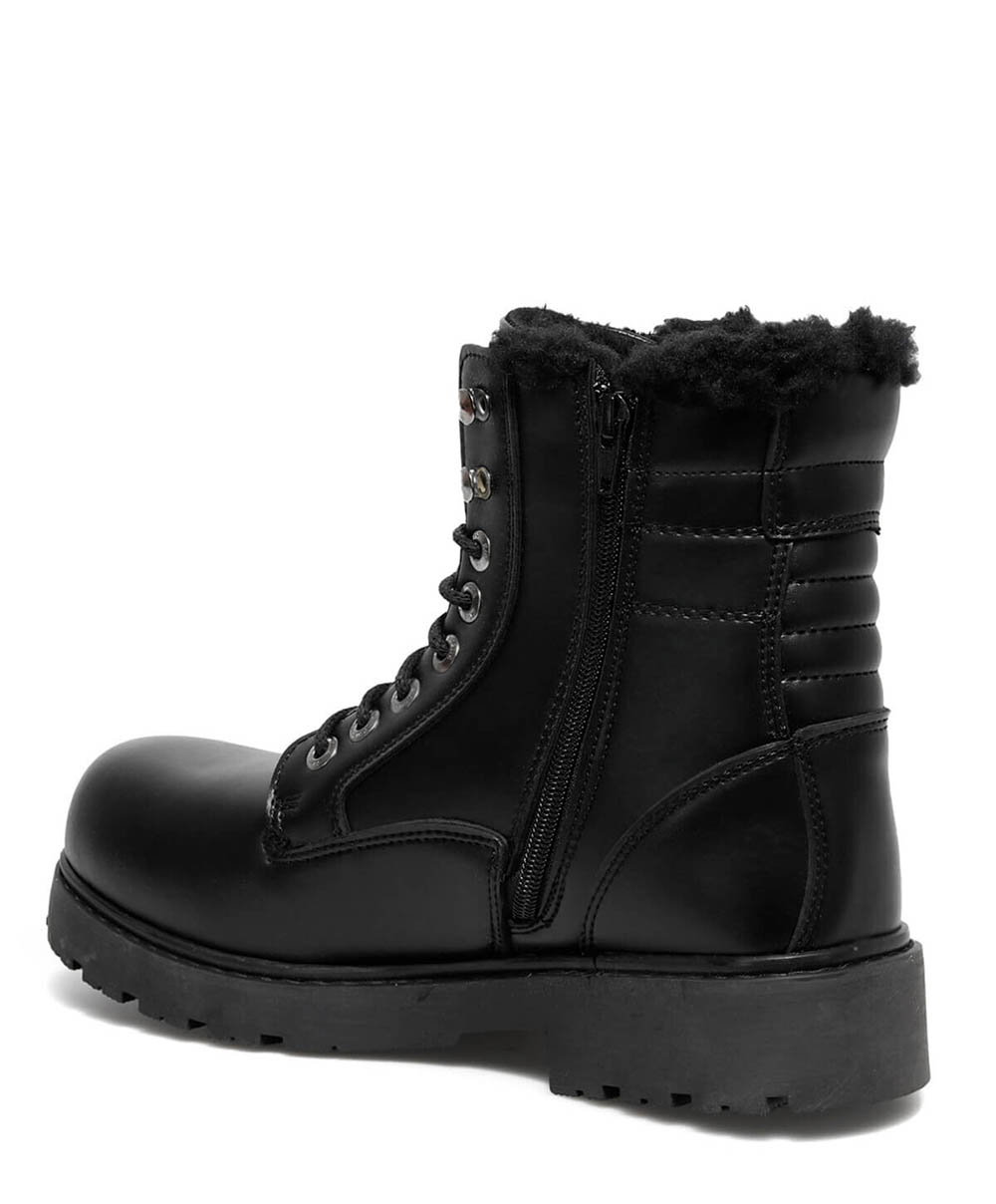 Zoe 9PrTrkrk Men’s Black Biker Boots vestimen