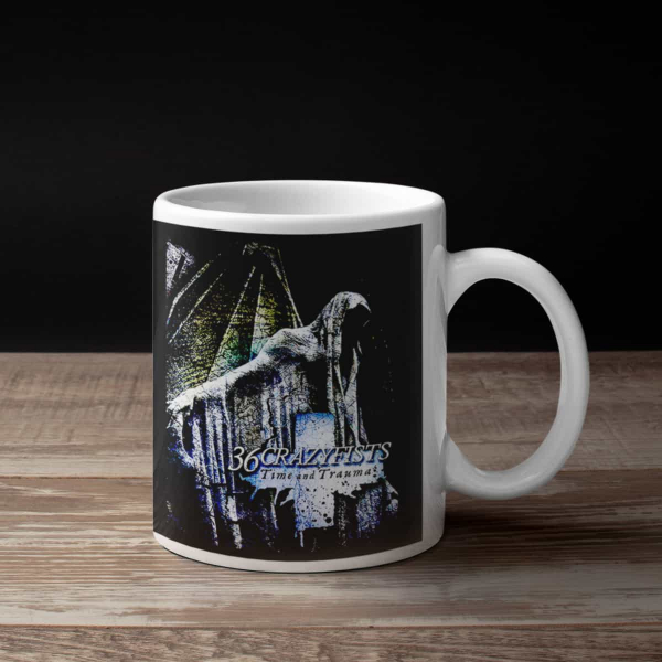 36 Crazyfists Coffee Mug, 36 Crazyfists Time And Trauma Mug