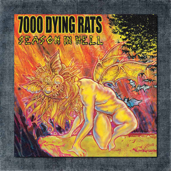 7000 Dying Rats Back Patch, 7000 Dying Rats - Season in Hell Big Back Patch
