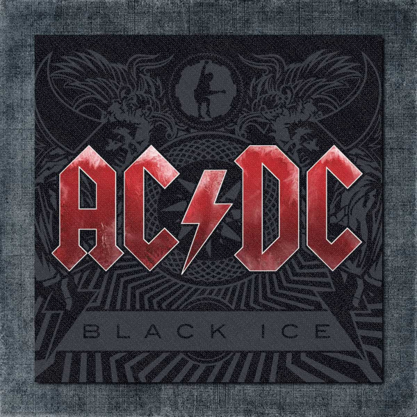 AC DC Back Patch, AC DC - Black Ice Big Back Patch
