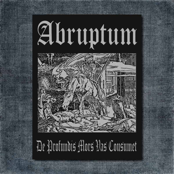 Abruptum Back Patch, Abruptum De Profundis Mors Vas Cousumet Big Back Patch