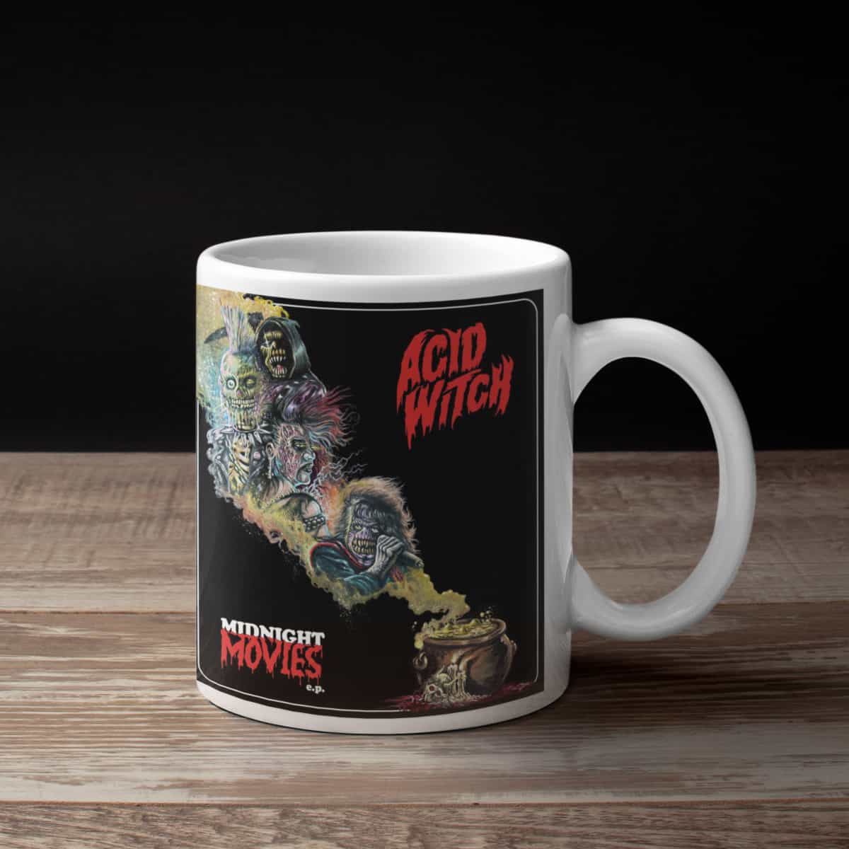 Acid Witch Coffee Mug, Acid Witch Midnight Movies Coffee Mug