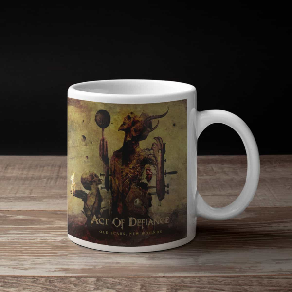 Act of Defiance Coffee Mug, Act of Defiance Old Scars, New Wounds Coffee Mug