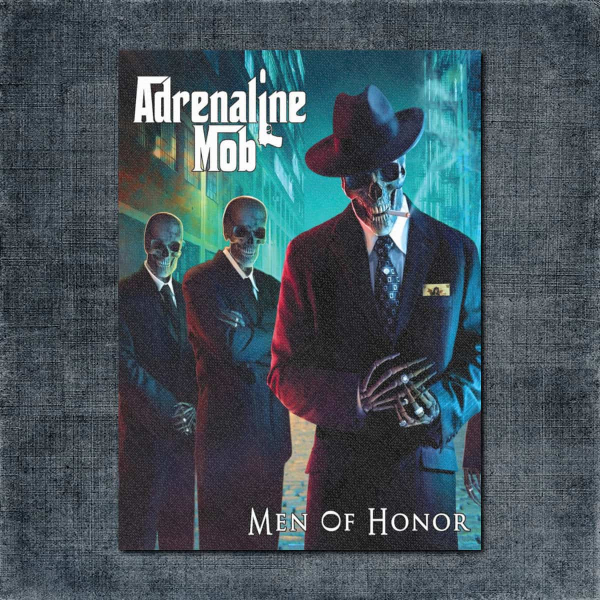 Adrenaline Mob Back Patch, Adrenaline Mob - Men of Honor Big Back Patch
