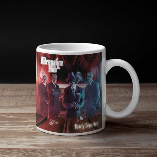 Adrenaline Mob Coffee Mug, Adrenaline Mob Dearly Departed Coffee Mug