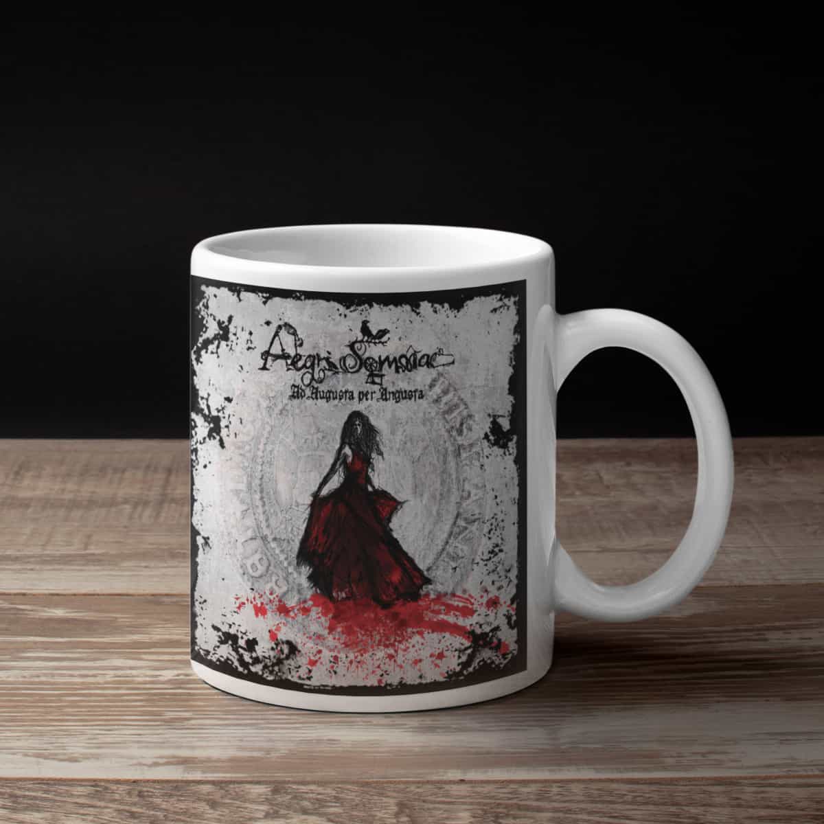 Aegri Somnia Coffee Mug, Aegri Somnia Ad Augusta per Angusta Coffee Mug
