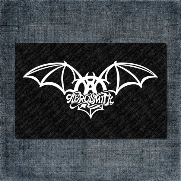 Aerosmith Back Patch, Aerosmith Bat Logo Big Back Patch