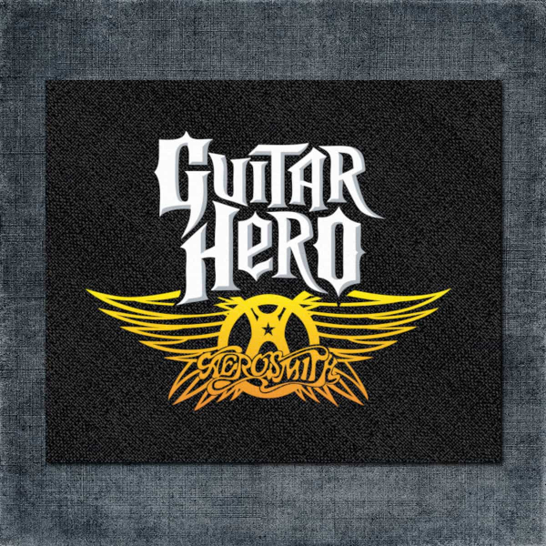 Aerosmith Guitar Hero Back Patch, Aerosmith Guitar Hero Logo Big Back Patch