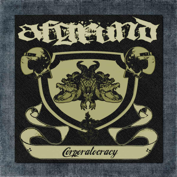 Afgrund  Back Patch, Afgrund - Corporatocracy Big Back Patch