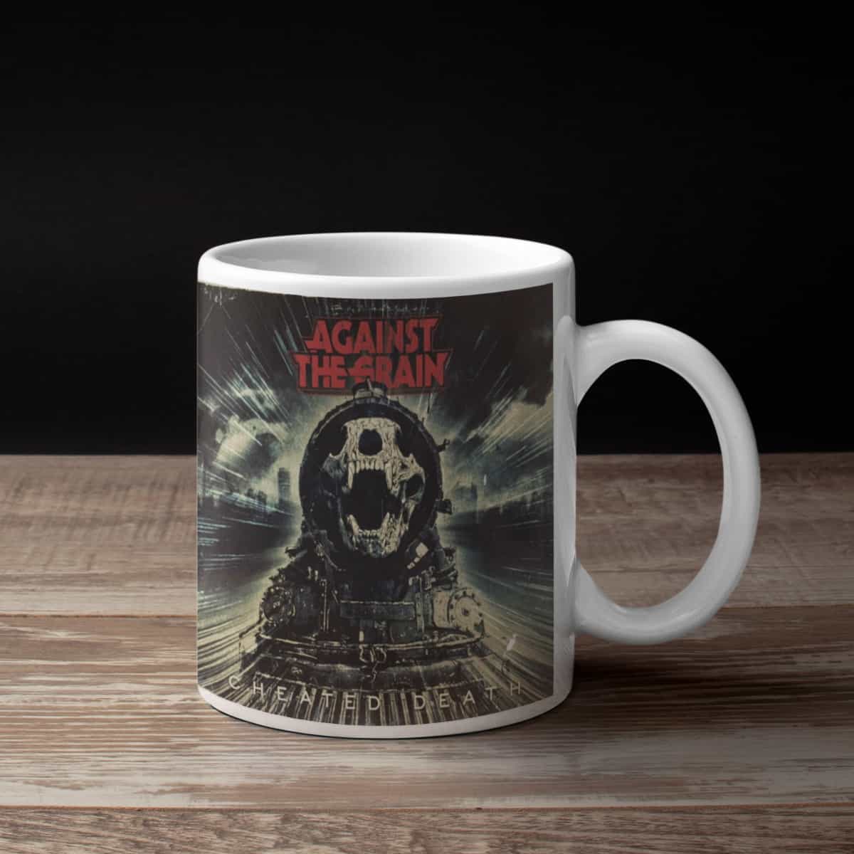 Against The Grain Coffee Mug, Against The Grain Cheated Death Coffee Mug