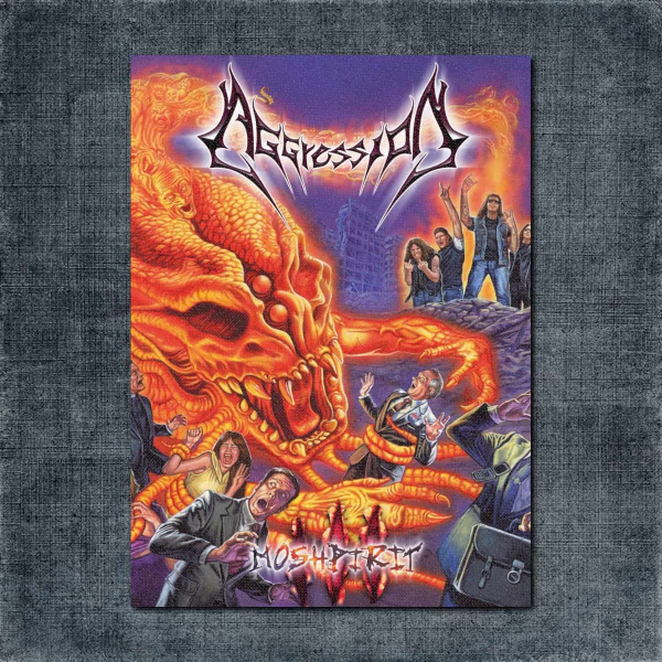 Aggression Back Patch, Aggression - MoshPirit Big Back Patch