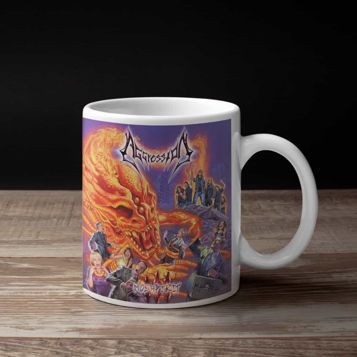 Aggression Coffee Mug, Aggression MoshPirit Coffee Mug