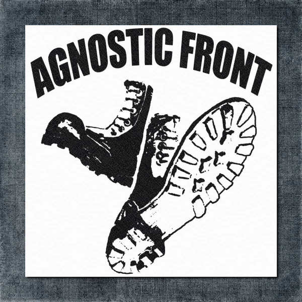 Agnostic Front Back Patch, Agnostic Front Logo Big Back Patch