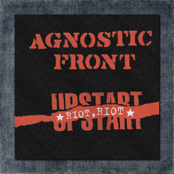 Agnostic Front Back Patch, Agnostic Front - Riot, Riot, Upstart Big Back Patch
