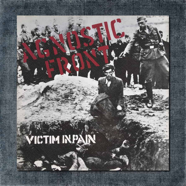 Agnostic Front Back Patch, Agnostic Front Victim In Pain 2 Big Back Patch