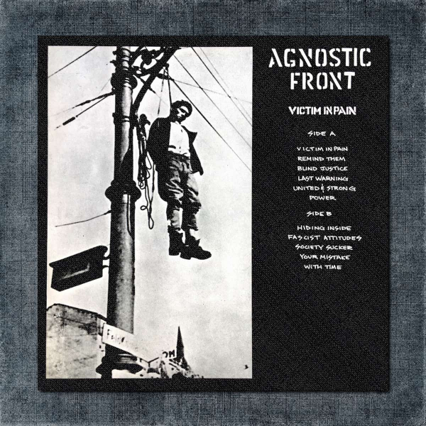 Agnostic Front Back Patch, Agnostic Front, Victim In Pain, 2 Big Back Patch