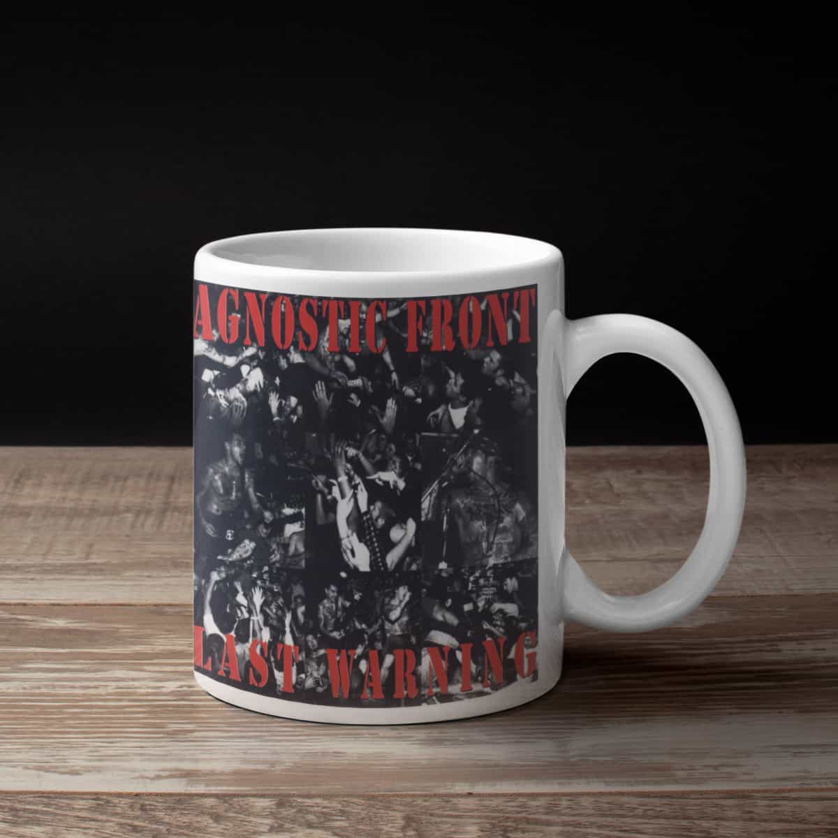 Agnostic Front Coffee Mug, Agnostic Front Last Warning Coffee Mug