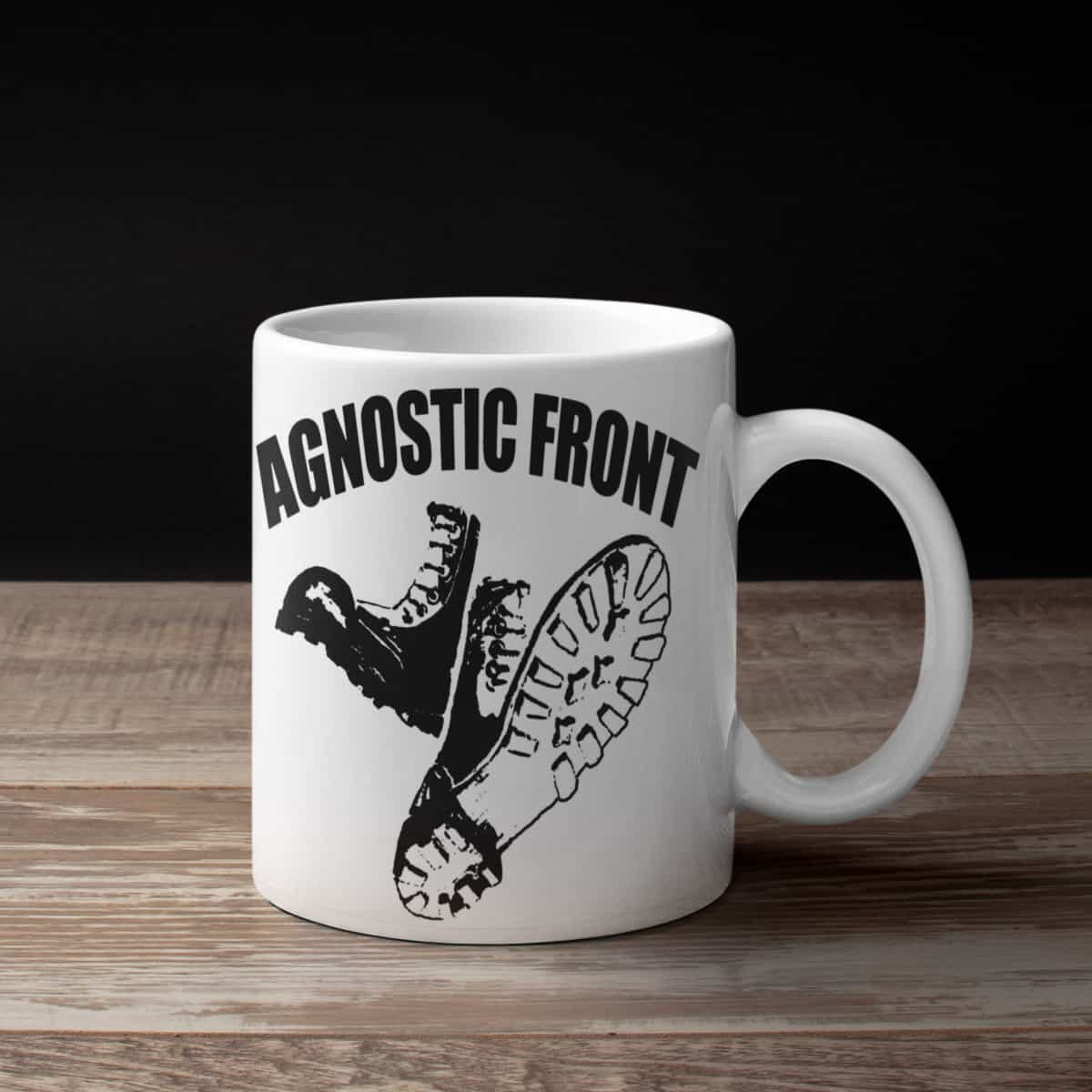 Agnostic Front Coffee Mug, Agnostic Front Logo Coffee Mug