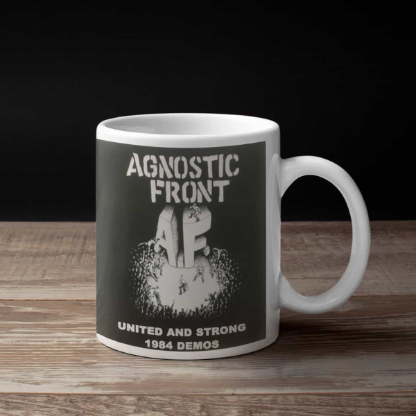 Agnostic Front Coffee Mug, Agnostic Front United And Strong Coffee Mug