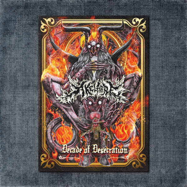 Akelarre Back Patch, Akelarre - Decade of Desecration Big Back Patch