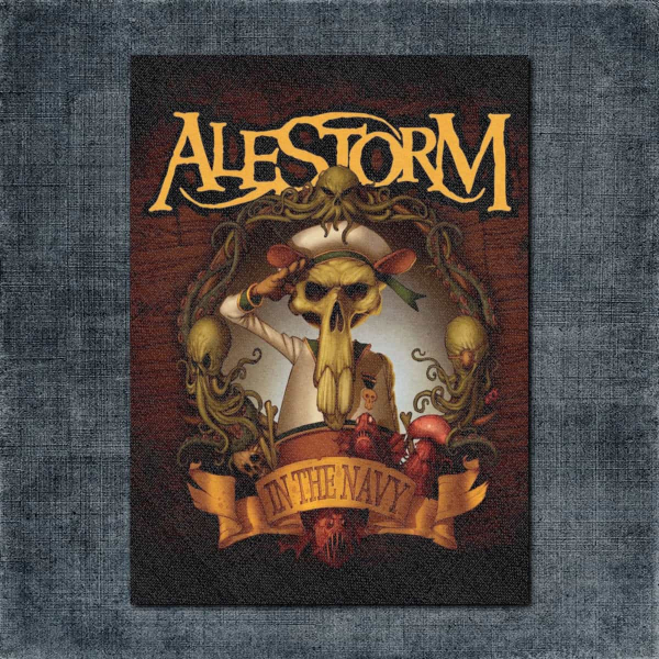 Alestorm Back Patch, Alestorm - In The Navy Big Back Patch