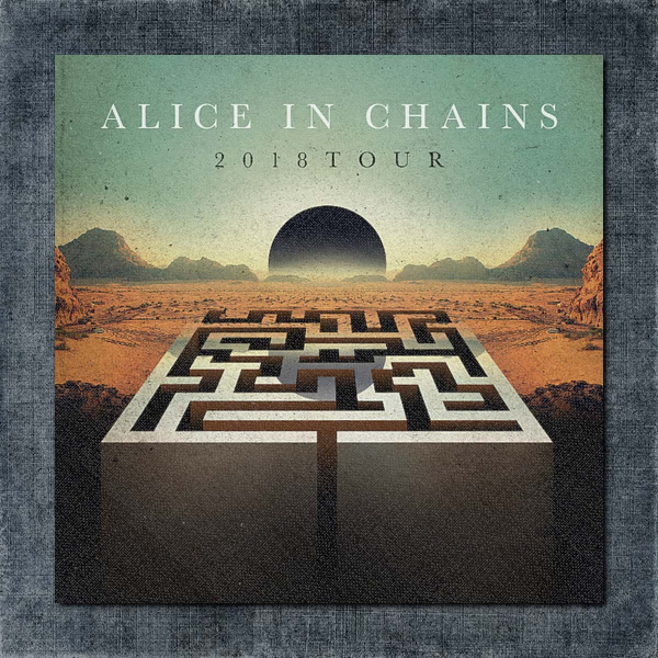 Alice in Chains Back Patch, Alice in Chains - 2018 Tour Big Back Patch