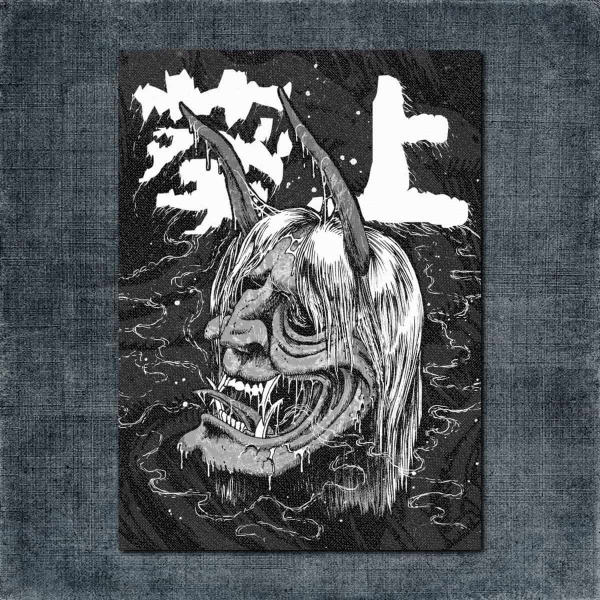 Ancestral Voices & Presha Back Patch, Ancestral Voices & Presha, Niflheim - Hannya White (Ghost) Big Back Patch