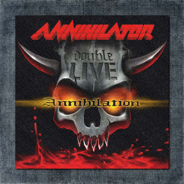 Annihilator Back Patch, Annihilator - Double Live Annihilation Big Back Patch