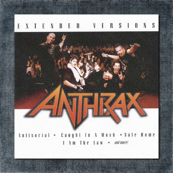 Anthrax Back Patch, Anthrax - Extended Versions Big Back Patch