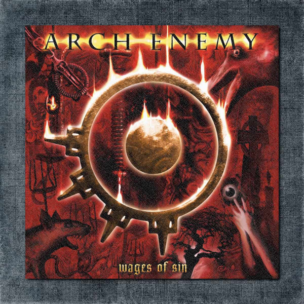Arch Enemy Back Patch, Arch Enemy - Wages of Sin Big Back Patch