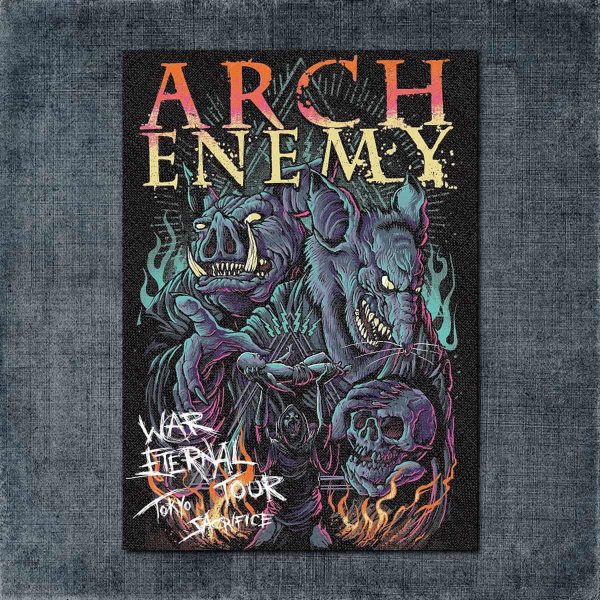 Arch Enemy Back Patch, Arch Enemy - War Eternal Tour Big Back Patch