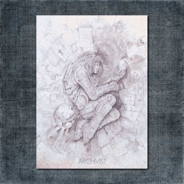 Archivist Back Patch, Archivist - Archivist Big Back Patch