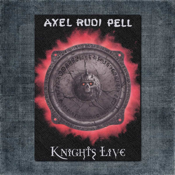 Axel Rudi Pell Back Patch, Axel Rudi Pell - Knights Live 2002 Cover Big Back Patch