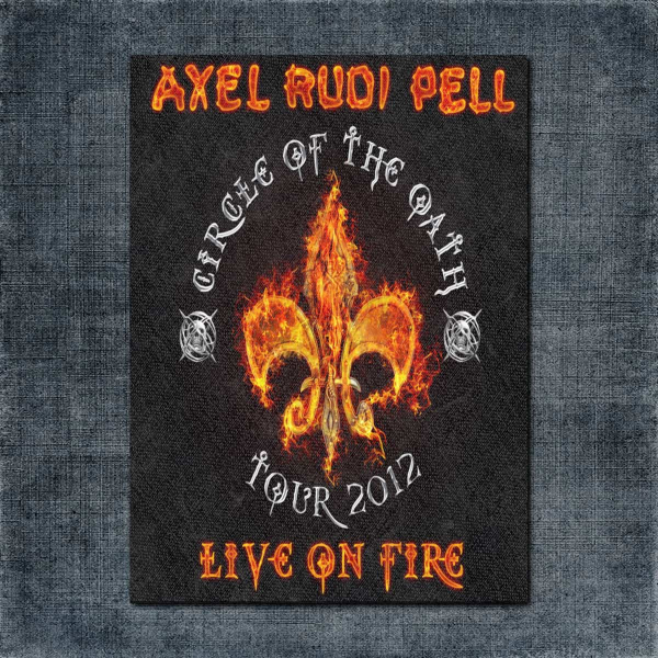 Axel Rudi Pell Back Patch, Axel Rudi Pell - Live on Fire Big Back Patch