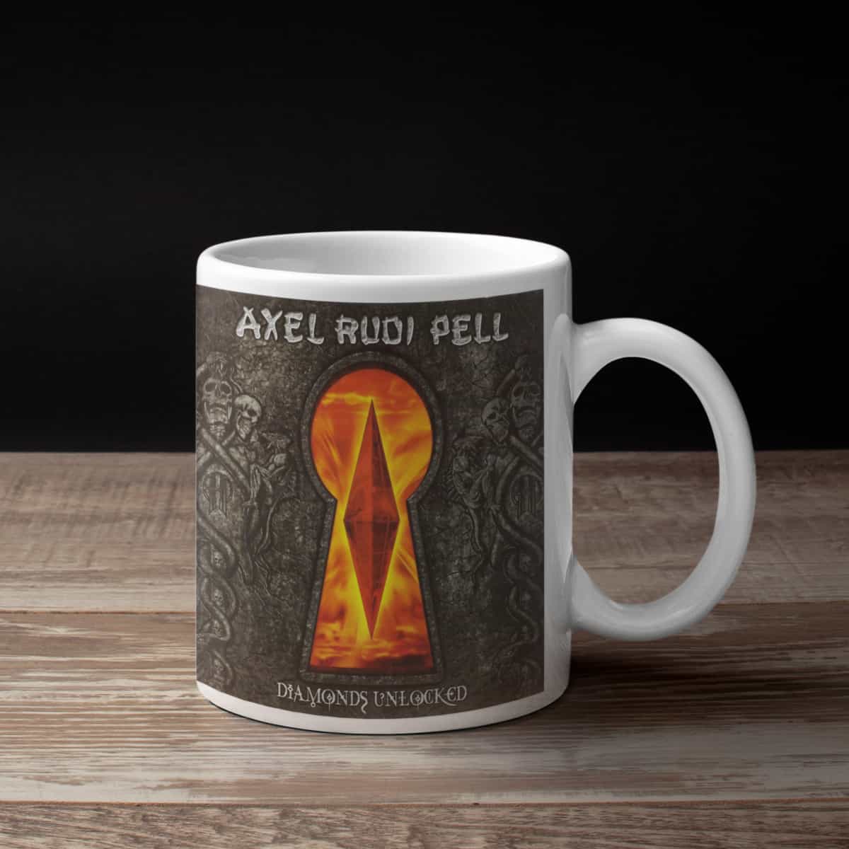 Axel Rudi Pell Coffee Mug, Axel Rudi Pell Diamonds Unlocked Coffee Mug