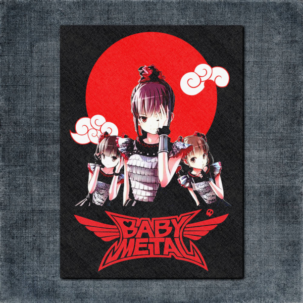 Baby Metal Back Patch, Baby Metal Artwork Big Back Patch