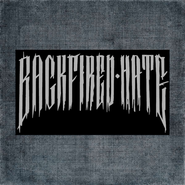 Backfired Back Patch, Backfired Logo Big Back Patch