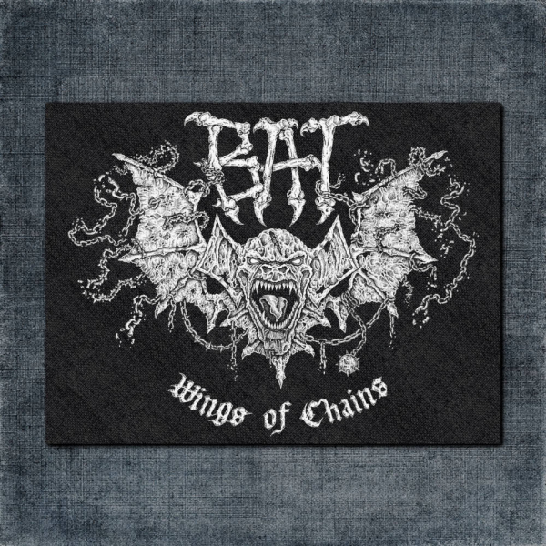 Bat Back Patch Bat Wings of Chains Big Back Patch