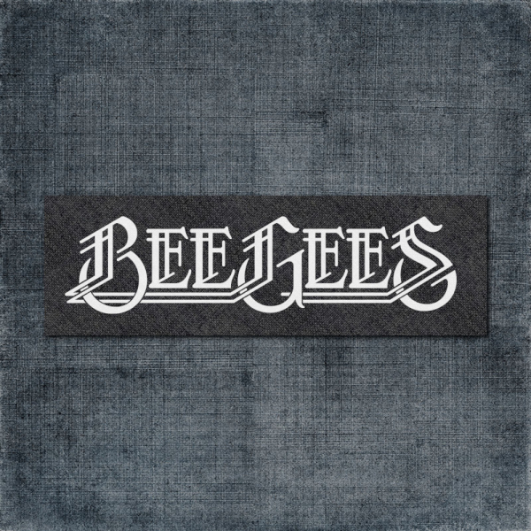Bee Gees Back Patch, Bee Gees Band Logo Big Back Patch