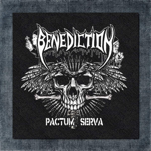 Benediction Back Patch, Benediction - Pactum Serva Big Back Patch