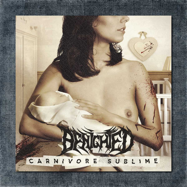 Benighted Back Patch, Benighted - Carnivore Sublime Big Back Patch