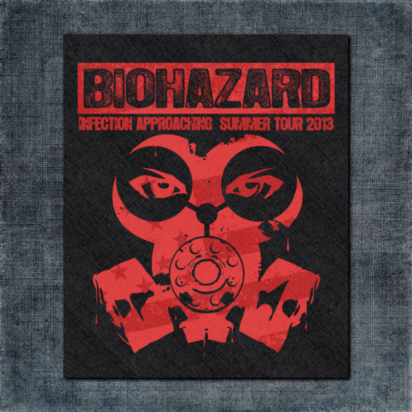 Biohazard Back Patch, Biohazard - Infection Approaching Tour Big Back Patch