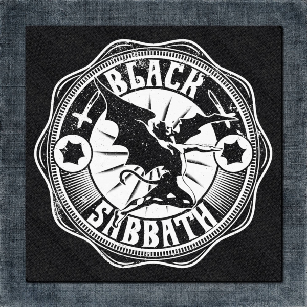 Black Sabbath Back Patch, Black Sabbath Artwork Big Back Patch
