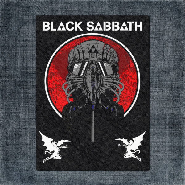 Black Sabbath Back Patch, Black Sabbath Artwork Big Back Patch