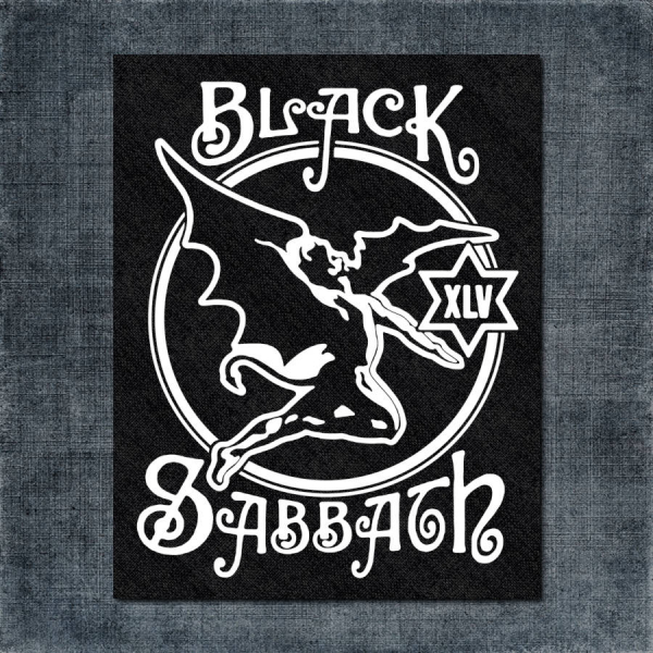 Black Sabbath Back Patch, Black Sabbath Artwork Big Back Patch