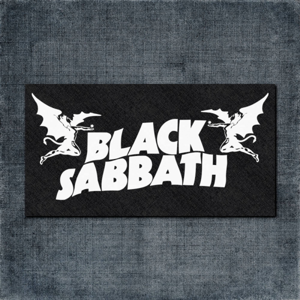 Black Sabbath Back Patch, Black Sabbath Logo Big Back Patch