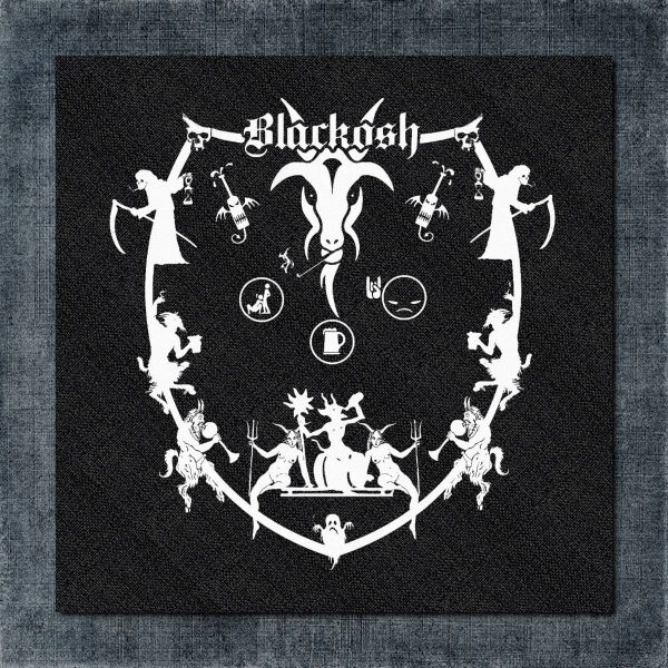 Blackosh Back Patch, Blackosh - Whores, Booze & Black Metal Big Back Patch