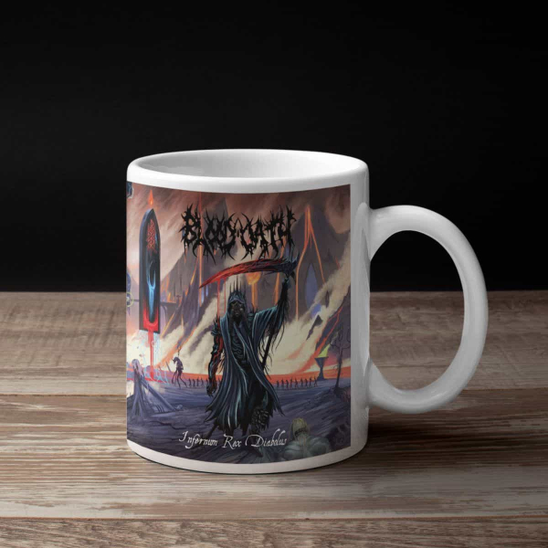 Blood Oath Band Coffee Mug, Blood Oath Infernum Rex Diabolus Mug