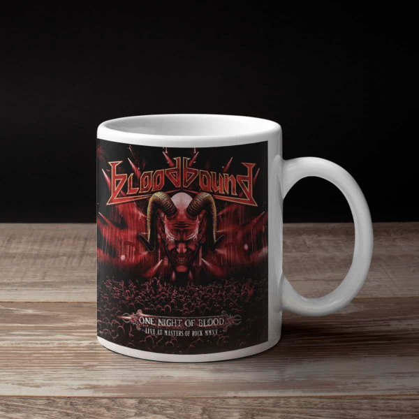 Bloodbound Band Coffee Mug, Bloodbound One Night Blood Mug